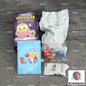 Minions Bedtime Stories by Bob and Tim Series Figures Pop Mart, Boxing
